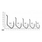 Куки Mustad 412NP-BN (черен никел покритие) Куки Mustad 412NP-BN (черен никел покритие)
