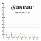 Куки с повод Sea Eagle 007G, (10 бр.) Куки с повод Sea Eagle 007G, (10 бр.)