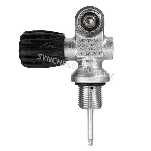 Кран за бутилка единичен M25x2 - 232 Bar
