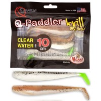 Силиконова рибка Quantum Q Paddler Power Packs UV 10 см - Salt and Pepper и Sand Goby