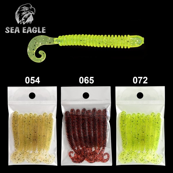 Силиконови червеи Sea Eagle 6 cm
