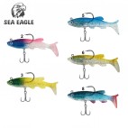 Силиконови рибки Sea Eagle 8 см с кука, модел 008