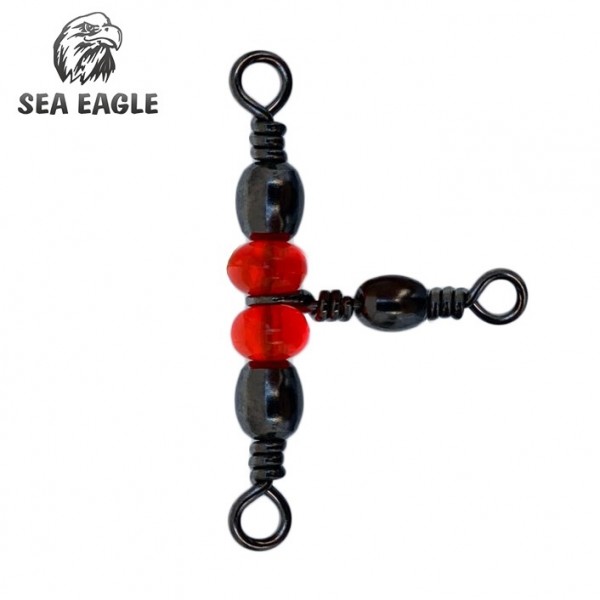 Троен вирбел с мънисто Sea Eagle 1706Bl, 5-8 бр.