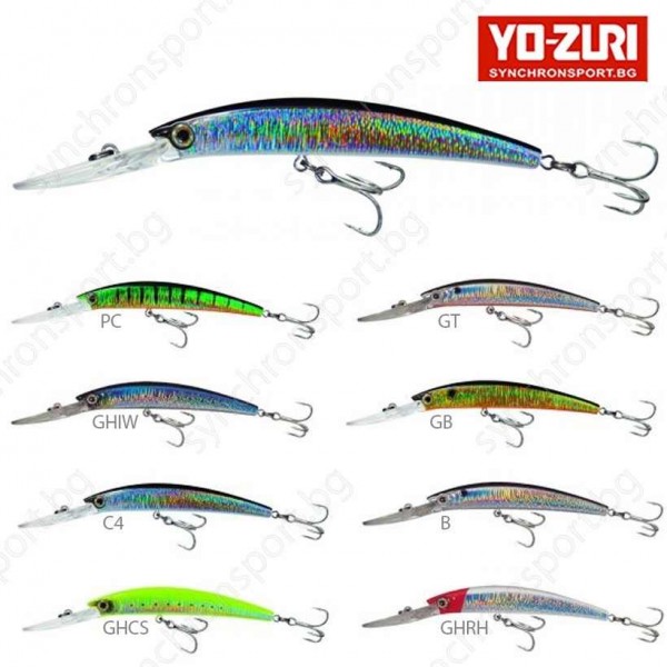 Воблер Yo-Zuri New Crystal Minnow DD 90F F1011-GHRH
