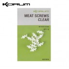 Винт за топчета Korum Meat Screws Clear Винт за топчета Korum Meat Screws Clear
