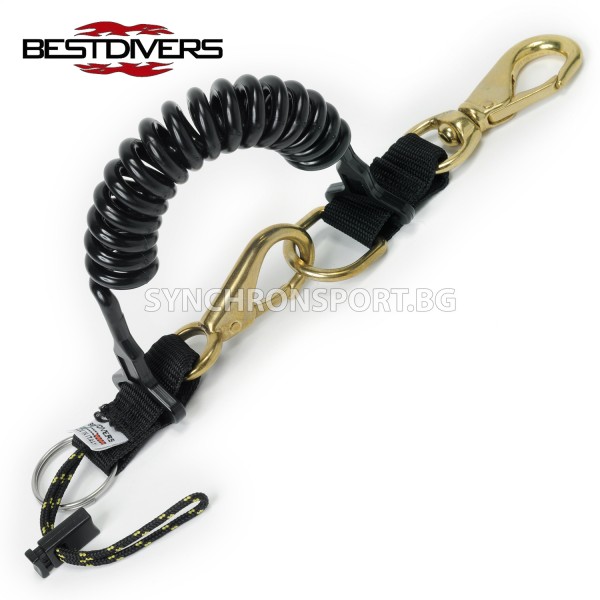 Снайпер Best Divers Extandable Clip Rapid Girevole с месингова карабина, 90см