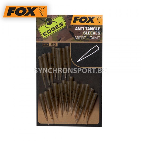 Шлаух противооплитащ FOX Edges Micro Camo Anti Tangle Sleeves 20мм Шлаух противооплитащ FOX Edges Micro Camo Anti Tangle Sleeves 20мм