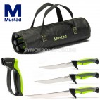Комплект Mustad MT102 Premium Knife Kit, ножове 3 броя с точило Комплект Mustad MT102 Premium Knife Kit, ножове 3 броя с точило