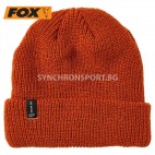 Шапка Fox Burnt Orange Beanie Hat, зимна Шапка Fox Burnt Orange Beanie Hat, зимна