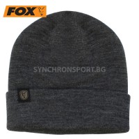 Шапка Fox Charcoal Beanie Hat Grey, зимна