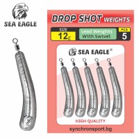 Тежести Sea Eagle за Drop Shot, Banana с вирбел, 5бр.