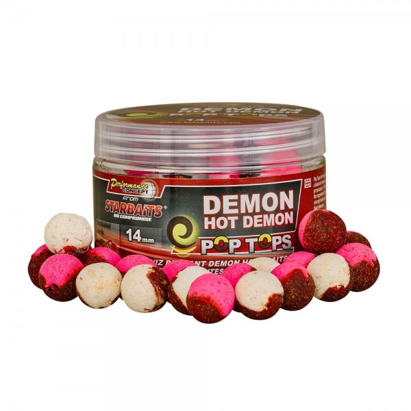 Плуващи топчета Starbaits Pop Tops SB Hot Demon 14мм 60г, трицветни