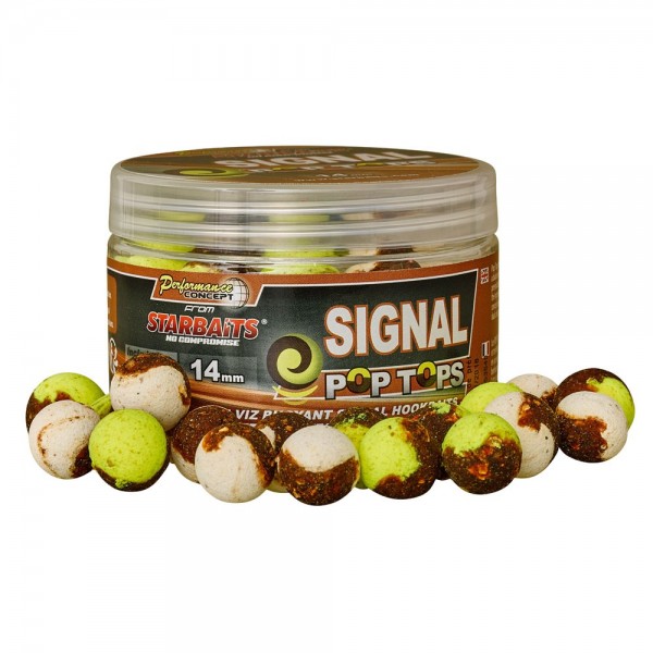 Плуващи топчета Starbaits Pop Tops SB Signal 14мм 60г, трицветни
