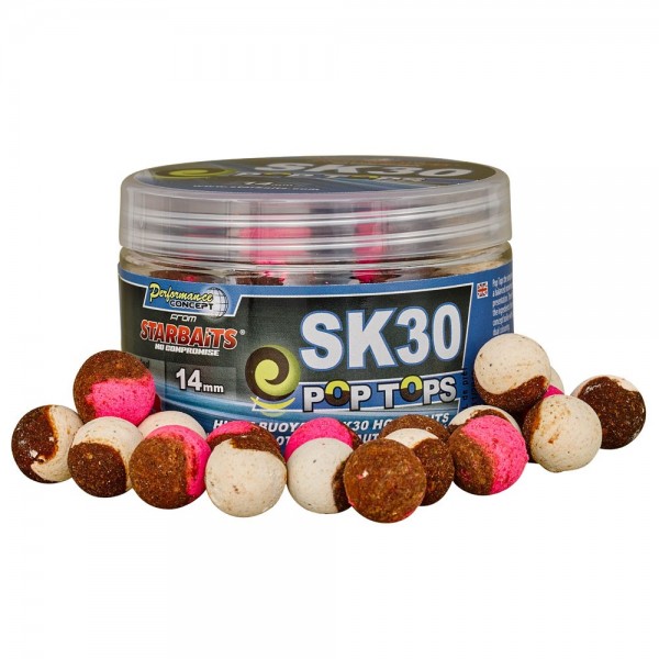 Плуващи топчета Starbaits Pop Tops SB Performance Concept SK30 14мм 60г, трицветни
