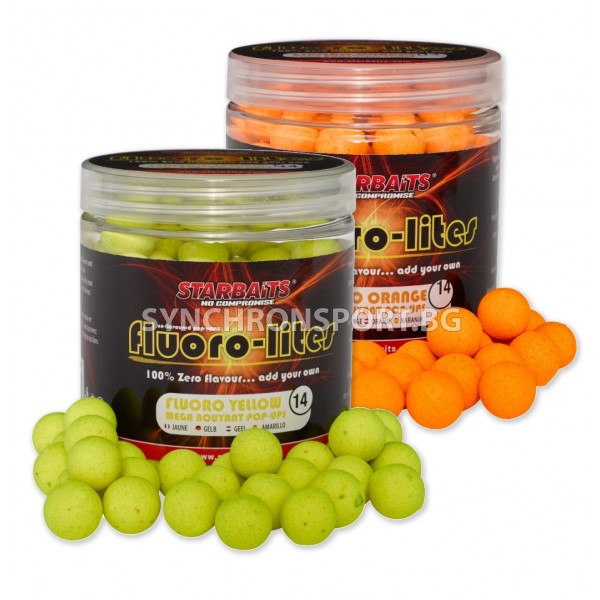 Плуващи топчета Starbaits Fluoro-Lites Pop Ups 