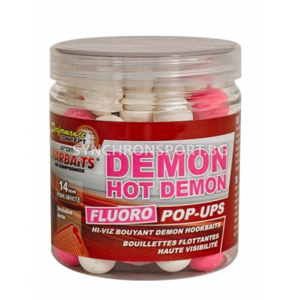 Плуващи топчета Starbaits Fluoro Pop Ups Hot Demon